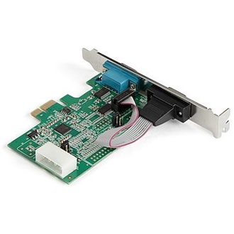 StarTech 16950 UART Serial RS232 DB9 2-port PCIe x1 bővítőkártya ezüst