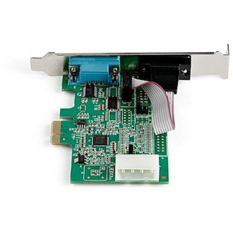 StarTech 16950 UART Serial RS232 DB9 2-port PCIe x1 bővítőkártya ezüst