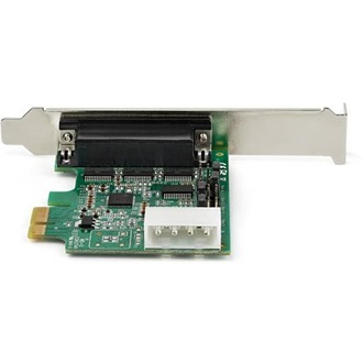StarTech 16950 UART Serial RS232 4-port PCIe x1 bővítőkártya ezüst