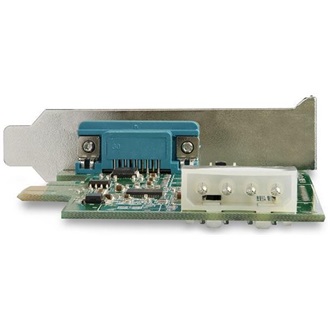 StarTech 16950 UART Serial RS232 DB9 1-port PCIe x1 bővítőkártya ezüst