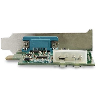StarTech 16950 UART Serial RS232 DB9 1-port PCIe x1 bővítőkártya ezüst