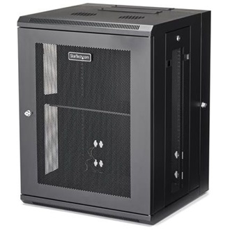 StarTech 19" fali rack szekrény fekete