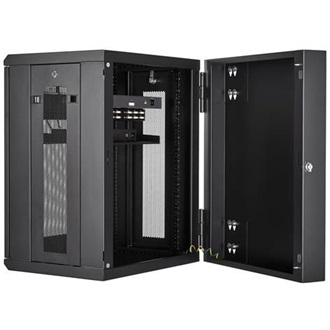 StarTech 19" fali rack szekrény fekete