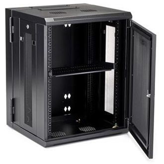 StarTech 19" fali rack szekrény fekete