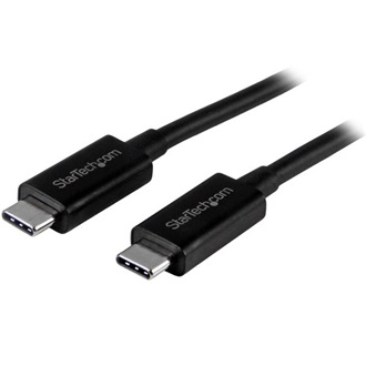 StarTech -> USB-C 3.2 Gen2 M/M adatkábel 1m fekete