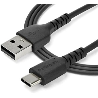 StarTech USB-C -> USB-A 2.0 M/M töltőkábel 1m fekete