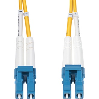 StarTech LC Duplex -> LC Duplex M/M adatkábel 1m sárga OS2 Single Mode, 9/125µm, 100G