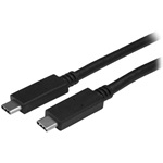 StarTech USB-C 3.2 Gen2 -> USB-C 3.2 Gen2 M/M adatkábel 1m fekete
