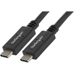 StarTech USB-C 3.1 Gen1 -> USB-C 3.1 Gen1 M/M adatkábel 1m fekete