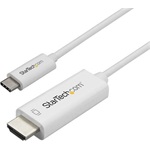 StarTech USB-C / Thunderbolt -> HDMI 2.0 M/M video kábel 1m fehér DP Alt Mode