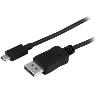 StarTech USB-C -> Displayport M/M video kábel 1m fekete 4K