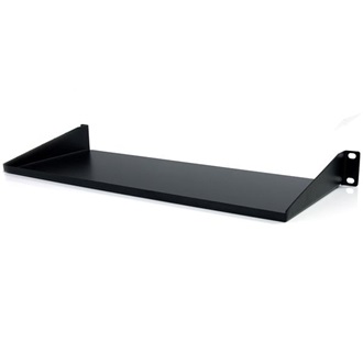 StarTech 1U 7" rack polc fekete