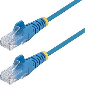 StarTech RJ45 CAT6 UTP -> RJ45 CAT6 UTP M/M adatkábel 0.25m kék slim