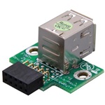 StarTech USB Pinheader 10pin -> 2db USB-A 2.0 F/F adapter