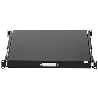 StarTech 2 in 1 1U rack polc fekete