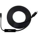 StarTech USB-C -> DisplayPort 1.2 video kábel 3m fekete DP Alt Mode