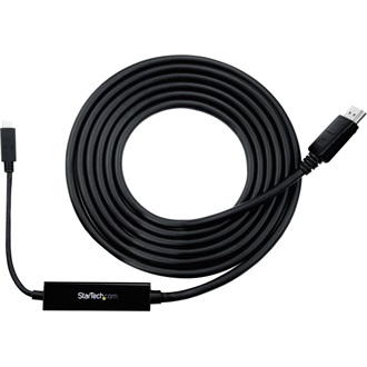 StarTech USB-C -> DisplayPort 1.2 video kábel 3m fekete DP Alt Mode
