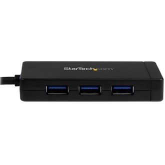 StarTech HB30C3A1GE 3-portos USB-C USB3.0 RJ45 hub fekete