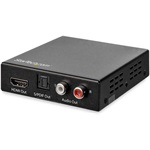 StarTech HDMI 2.0 -> HDMI 2.0 2db RCA S/PDIF F/F audio extractor fekete