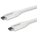 StarTech USB-C / Thunderbolt -> USB-C M/M adatkábel 4m fehér