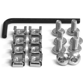 StarTech 4U 19" Wall Mount Patch Panels rack keret fekete