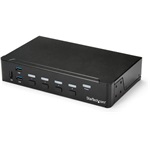 StarTech 4-portos HDMI KVM switch fekete