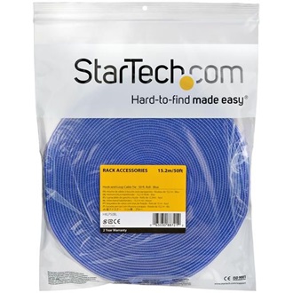 StarTech 50FT. HOOK AND LOOP ROLL - BLUE - RESUABLE