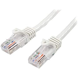 StarTech RJ45 CAT5e UTP -> RJ45 CAT5e UTP M/M adatkábel 5m fehér