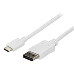 StarTech USB-C / Thunderbolt -> DisplayPort 1.2 M/M video kábel 1.8m fehér DP Alt Mode