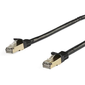 StarTech RJ45 CAT6A STP -> RJ45 CAT6A STP M/M adatkábel 7m fekete