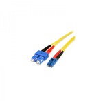 StarTech LC -> SC  M/M adatkábel 7m sárga Single-Mode Duplex 9/125