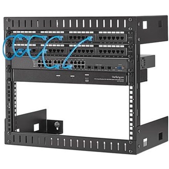 StarTech 8U fali rack keret fekete