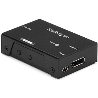 StarTech Displayport F/F jelerősítő fekete max. 20m