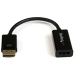 StarTech Displayport 1.2 -> HDMI M/F adapter 0.15m aktív, 4k fekete