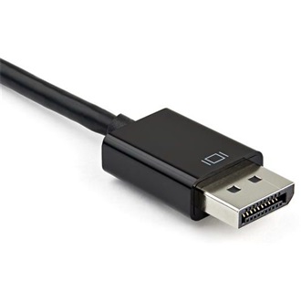 StarTech DisplayPort 1.2 -> HDMI 2.0 VGA M/F adapter 0.15m fekete