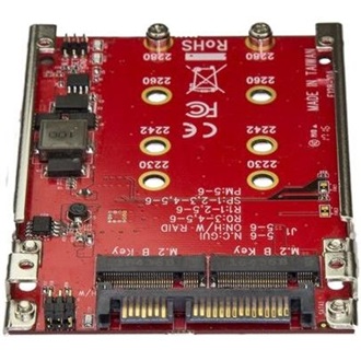 StarTech DUAL M.2 TO SATA ADAPTER/ RAID M.2 ADAPTER FOR 2.5IN BAY - RAID