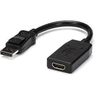 StarTech Displayport -> HDMI M/F adapter 0.1m fekete