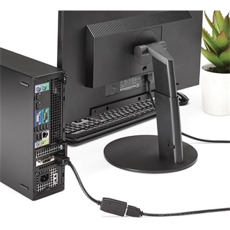 StarTech Displayport -> HDMI M/F adapter 0.1m fekete