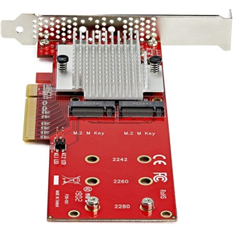 StarTech Dual 2-port PCIe x8 M.2 NVME bővítőkártya