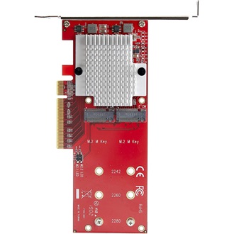 StarTech Dual 2-port PCIe x8 M.2 NVME bővítőkártya