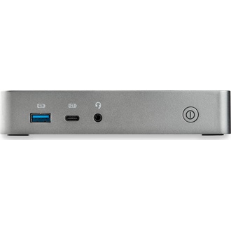 StarTech Dual Monitor Docking Station 8-port 65W USB-C dokkoló fekete-ezüst