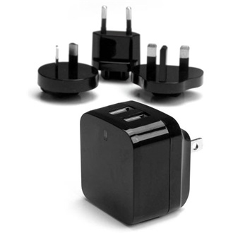 StarTech Dual-port USB international travel wall hálózati adapter 17W