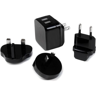 StarTech Dual-port USB international travel wall hálózati adapter 17W