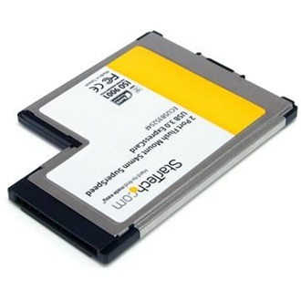 StarTech Express Card 2 portos USB3.0 UASP IO vezérlő