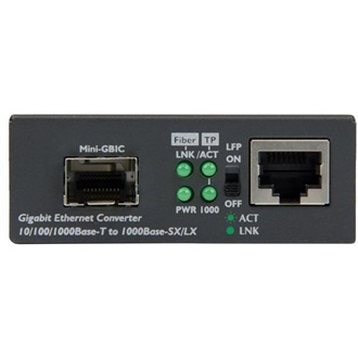 StarTech Gigabit Gigabit Ethernet to SFP Ethernet  media konverter
