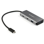 StarTech HB31C2A2CB 4-portos USB3.2 Gen 2×1 A USB3.2 Gen 2×1 C hub szürke