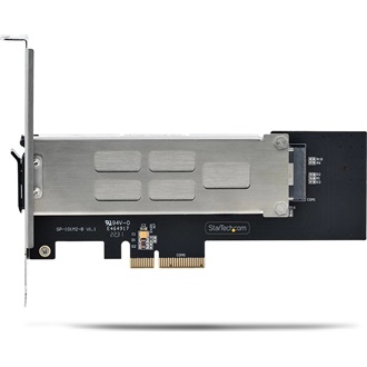 StarTech M2-REMOVABLE-PCIE-N1 1-port M.2 NVMe M.2 2280/2260/2242 PCIe x4 bővítőkártya szürke
