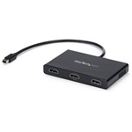 StarTech Mini DisplayPort to HDMI MST 3-portos hub fekete