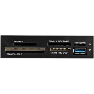 StarTech Multi 3,5" 15-in-1 kártyaolvasó fekete UHS-II Support