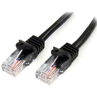 StarTech RJ45 CAT5e UTP -> RJ45 CAT5e UTP M/M adatkábel 10m fekete